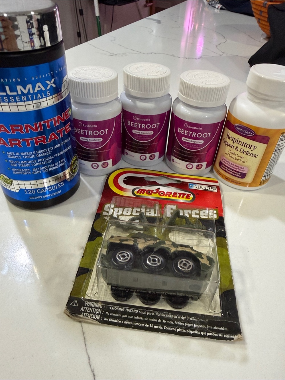 Beetroot, respiratory support & Defense, L-Carnitine+Tartrate. & truck 6 items